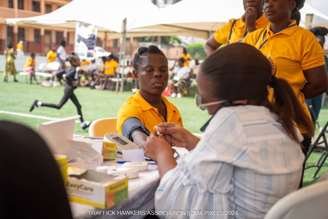 Traffic Hawkers Association health screening programme